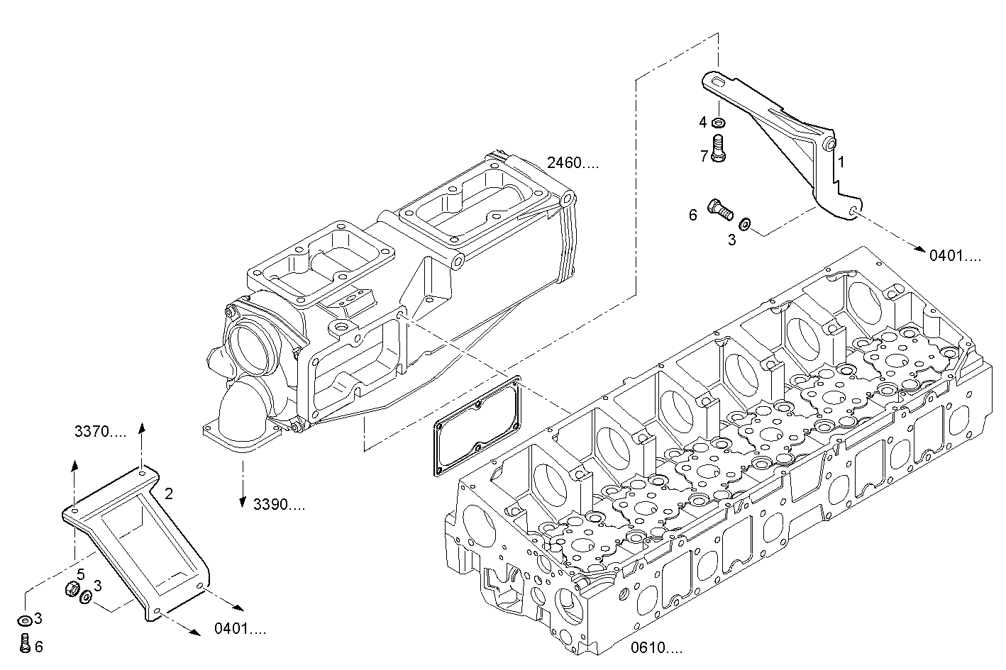 Iveco/FPT HEAT EXCHANGER SUPPORT