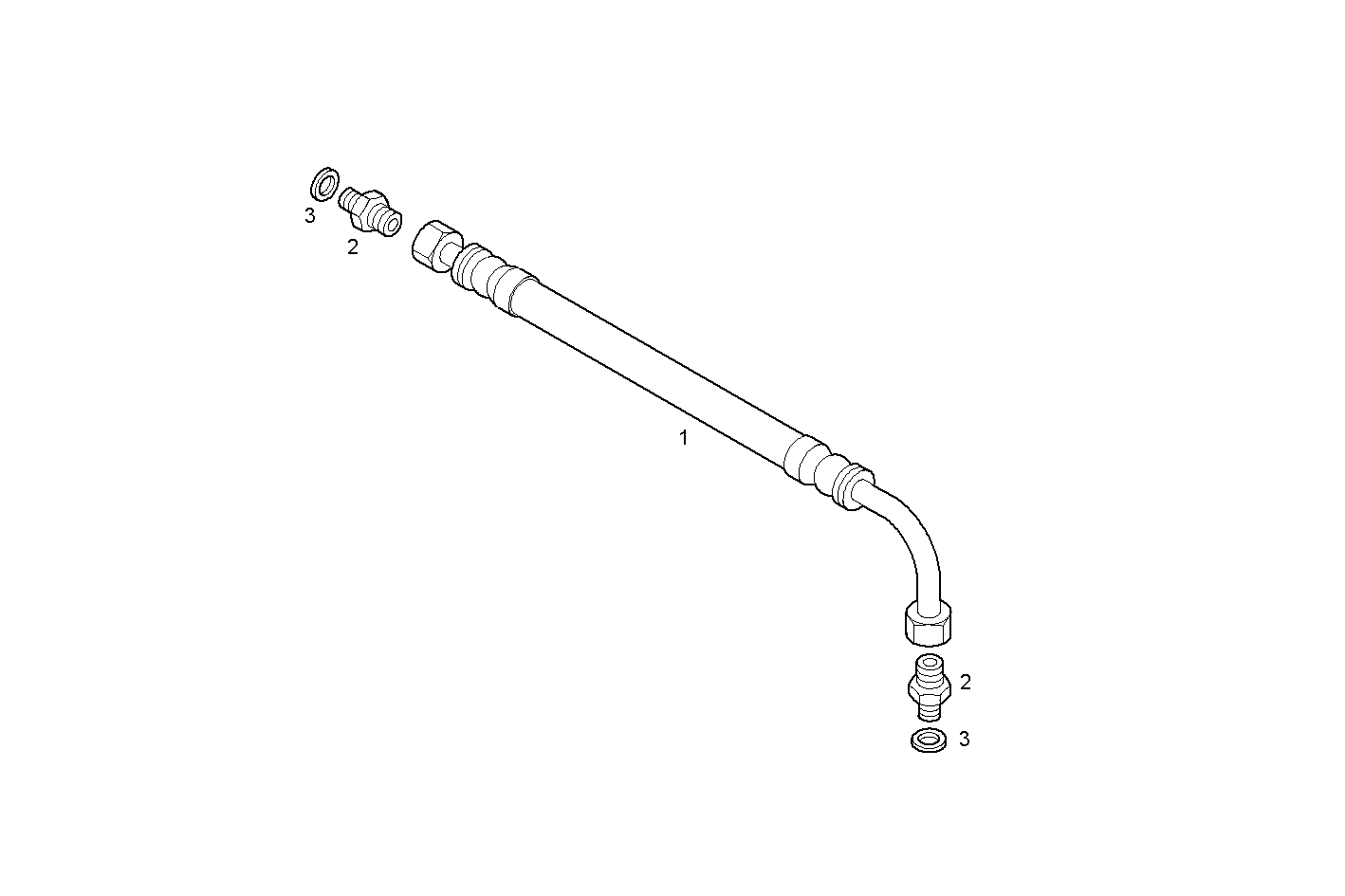 Iveco/FPT OIL DELIVERY LINE - TURBOCOMPOUND