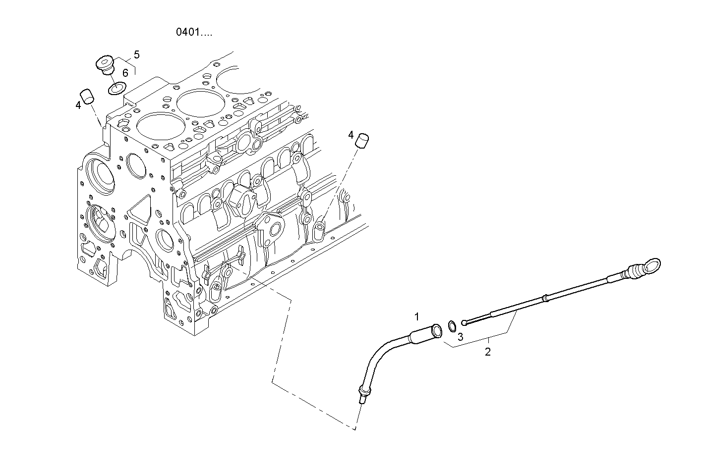 Iveco/FPT OIL DIPSTICK & FILLER PIPE