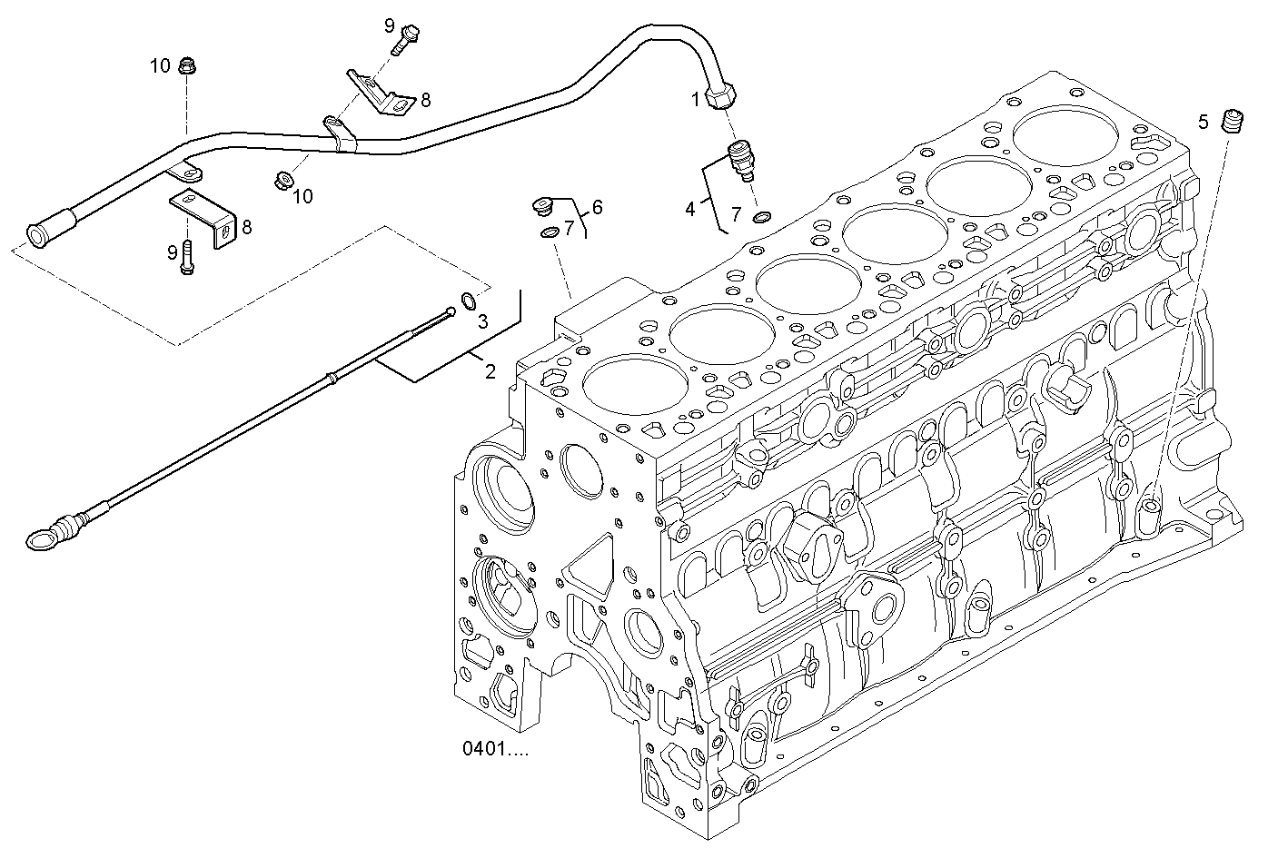 Iveco/FPT OIL DIPSTICK & FILLER PIPE