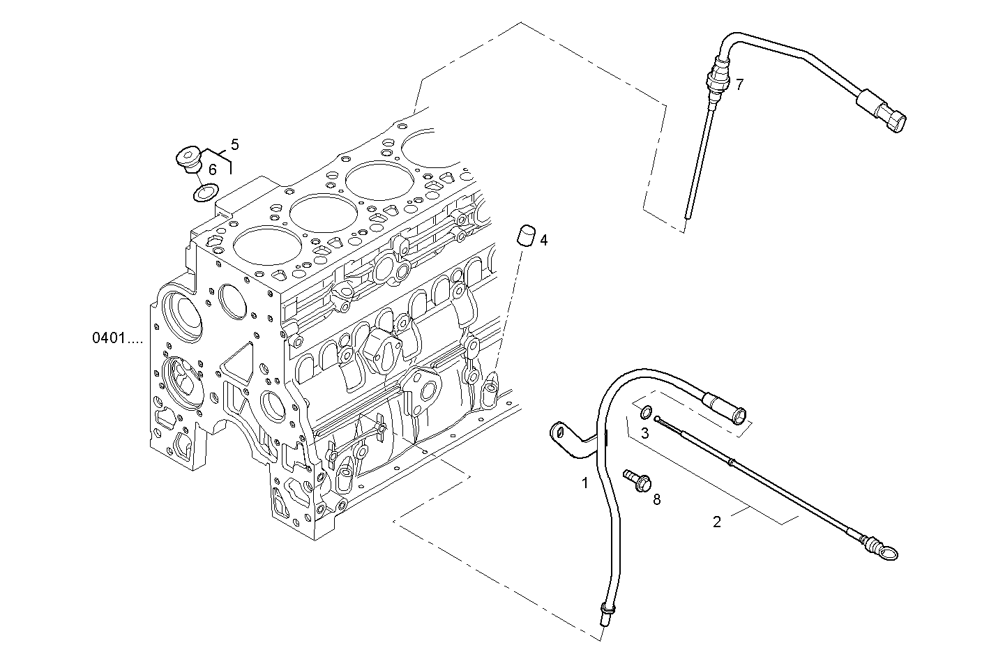 Iveco/FPT OIL DIPSTICK & FILLER PIPE