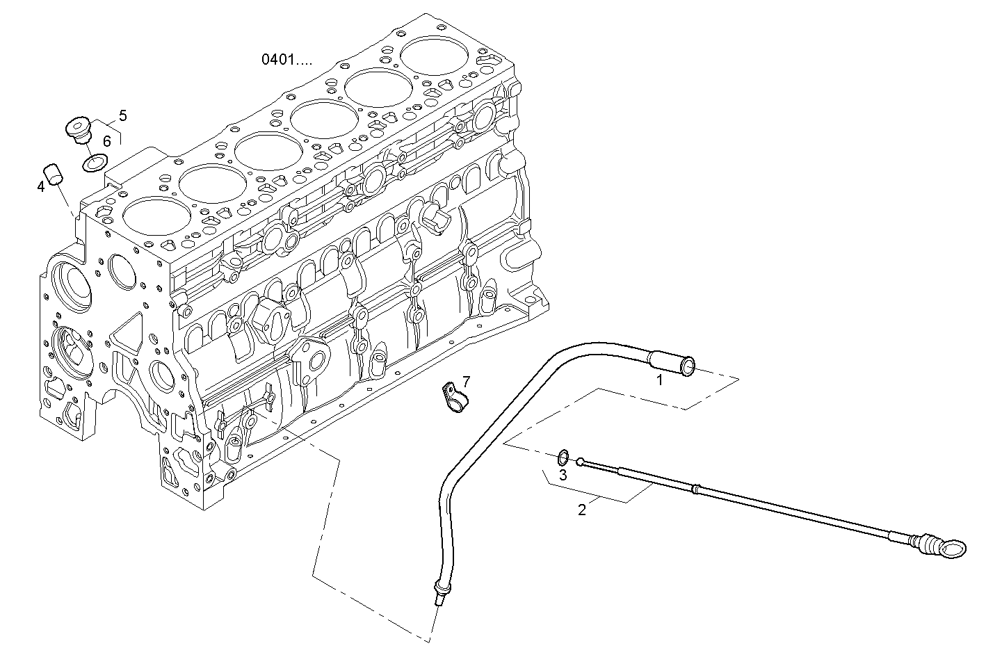 Iveco/FPT OIL DIPSTICK & FILLER PIPE