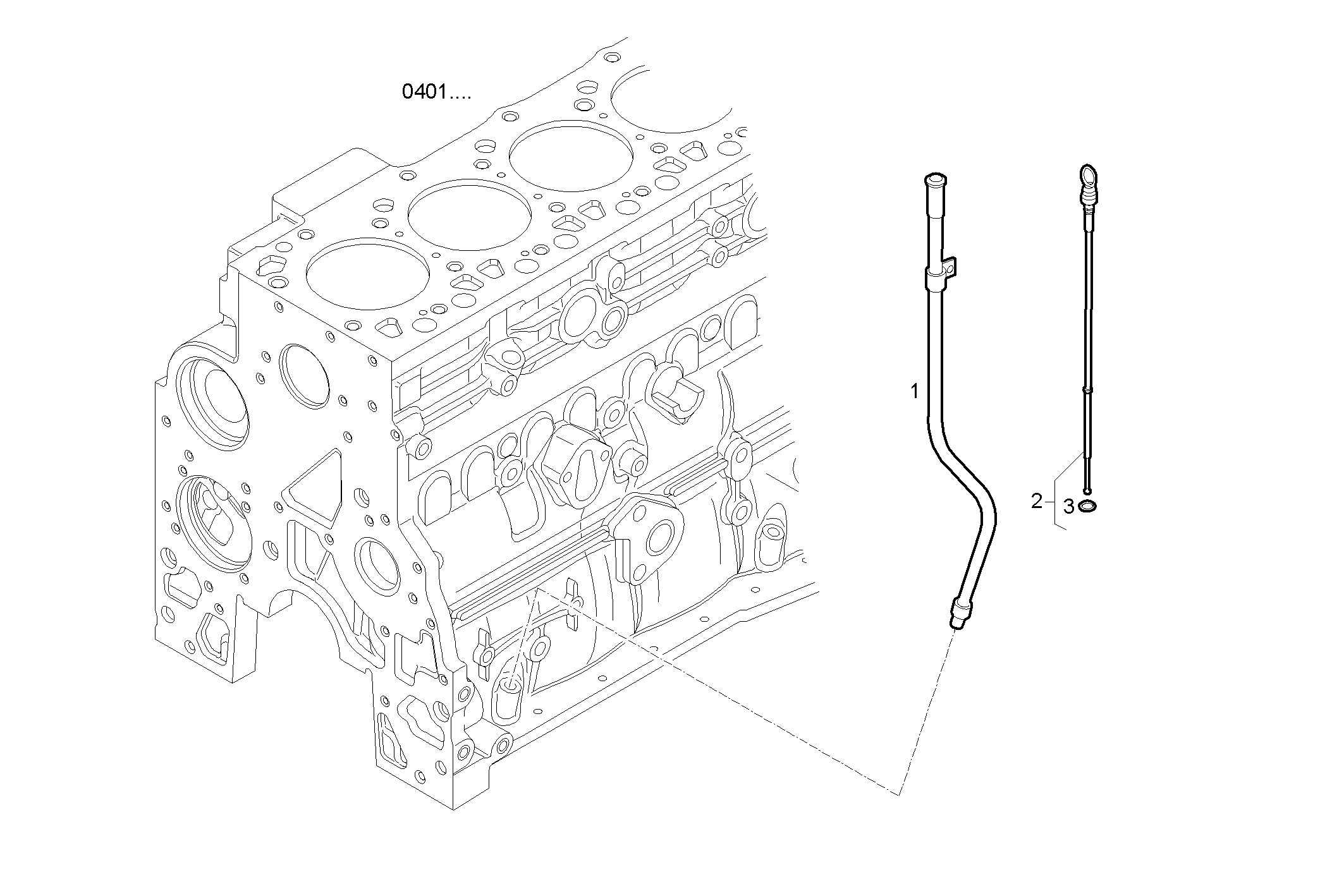 Iveco/FPT OIL DIPSTICK & FILLER PIPE