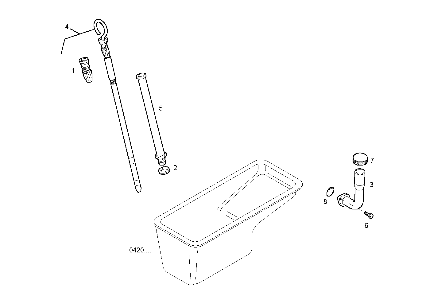 Iveco/FPT OIL DIPSTICK