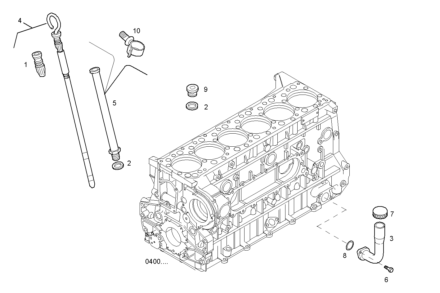 Iveco/FPT OIL DIPSTICK