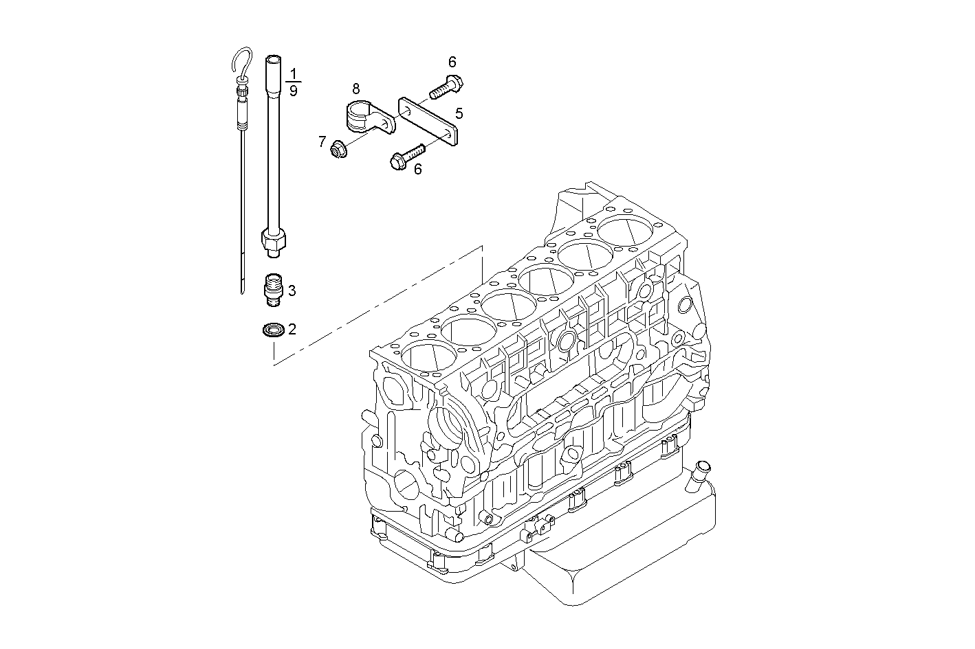 Iveco/FPT OIL DIPSTICK PIPE