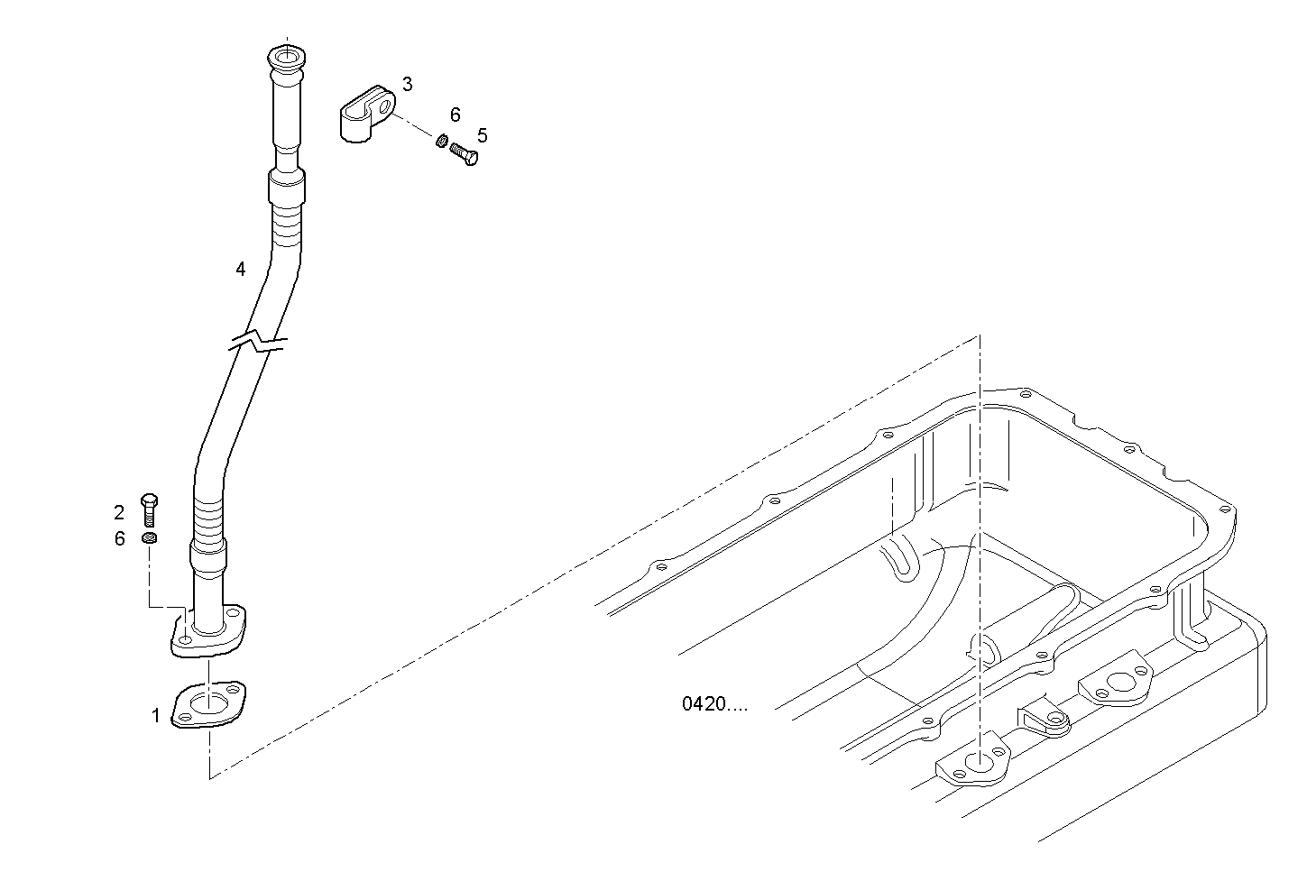 Iveco/FPT OIL DIPSTICK PIPE