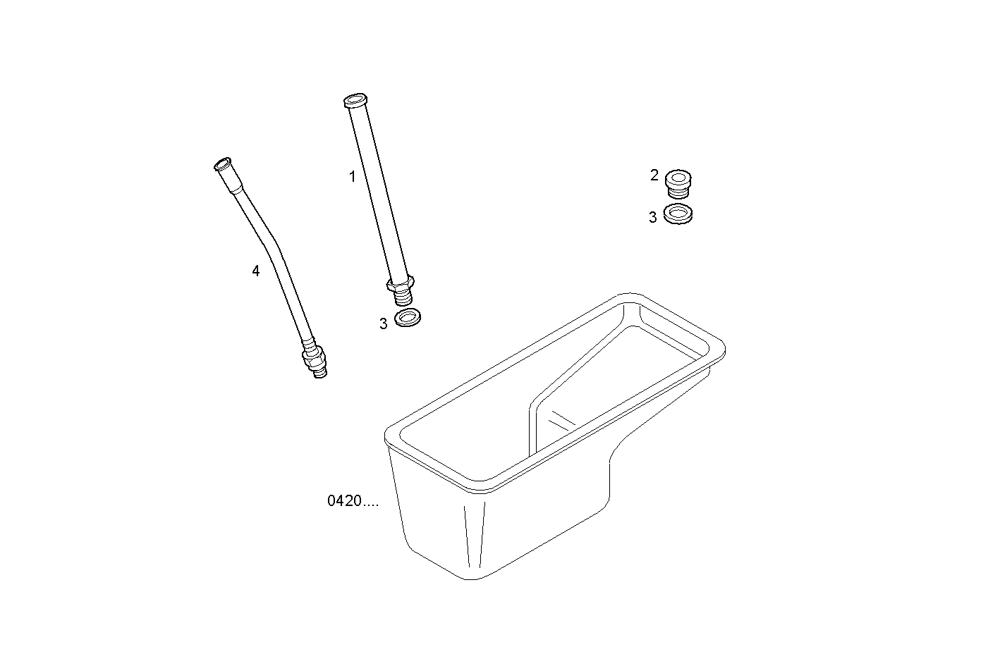 Iveco/FPT OIL DIPSTICK PIPE