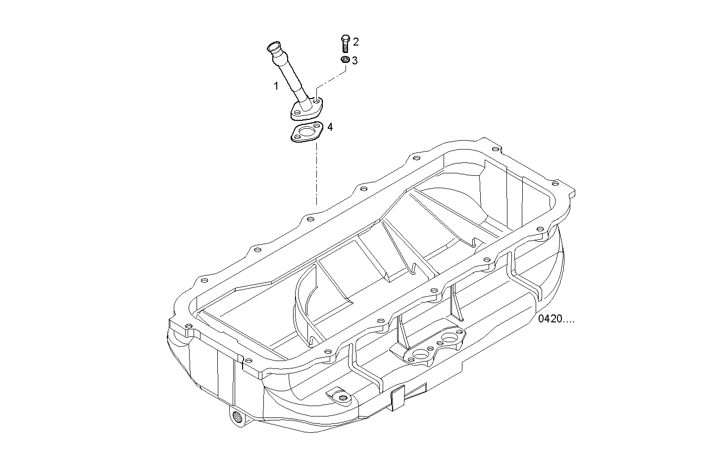 Iveco/FPT OIL DIPSTICK PIPE