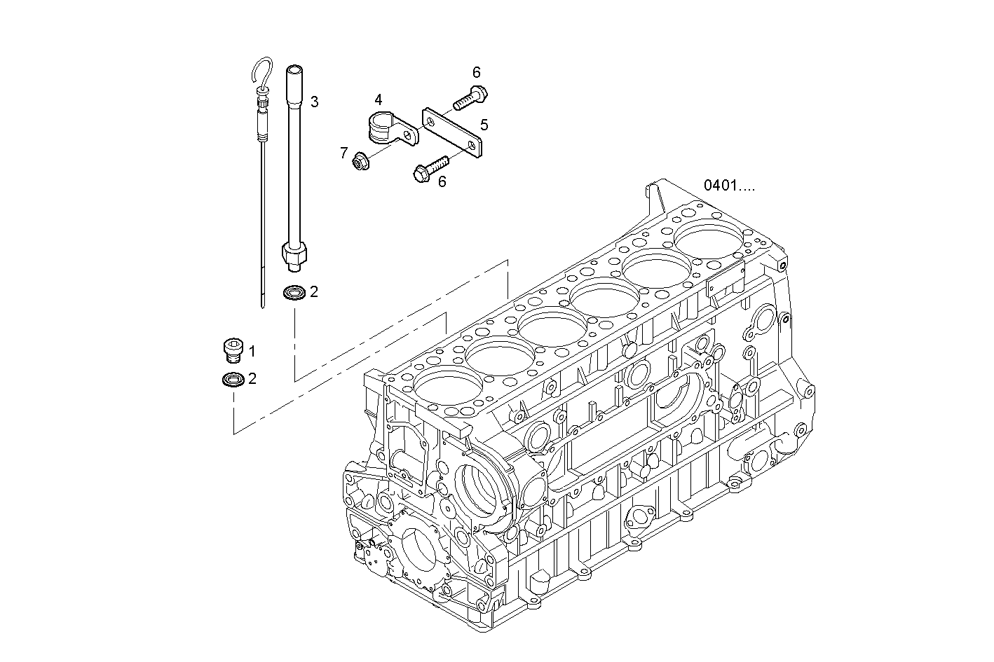 Iveco/FPT OIL DIPSTICK PIPE