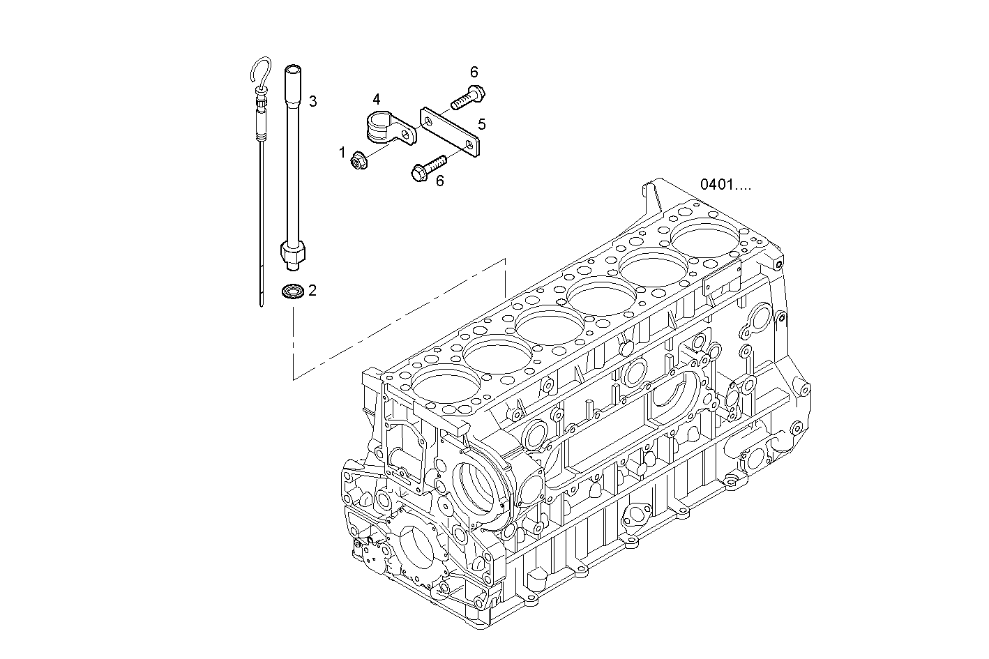 Iveco/FPT OIL DIPSTICK PIPE