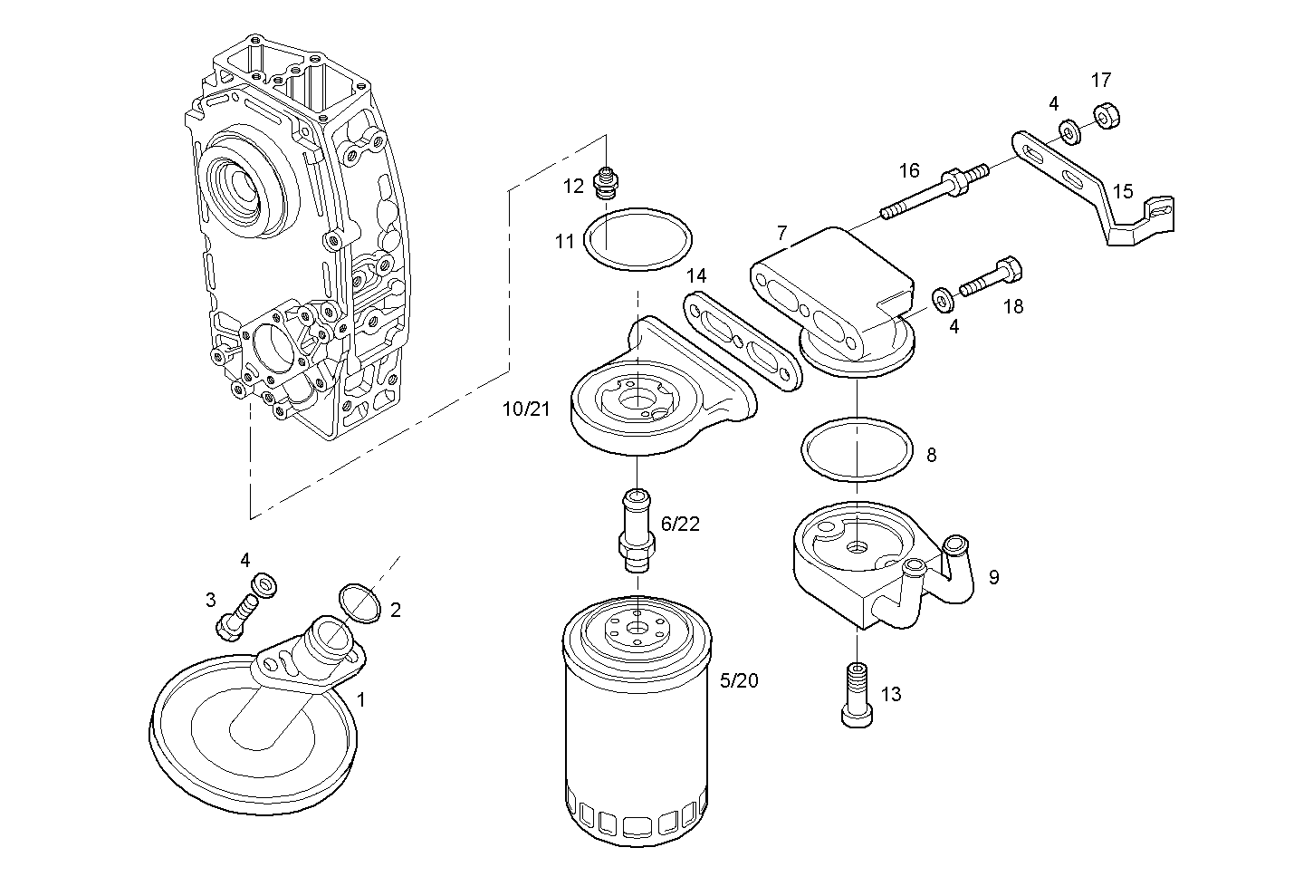 Iveco/FPT LUBE OIL LINES