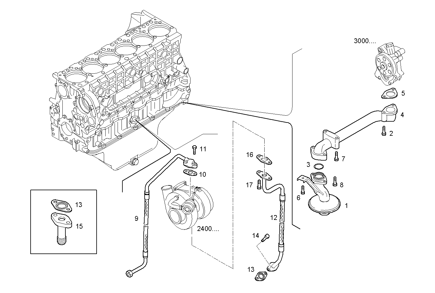 Iveco/FPT LUBE OIL LINES