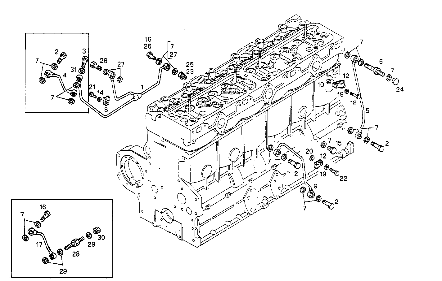 Iveco/FPT LUBE OIL LINES