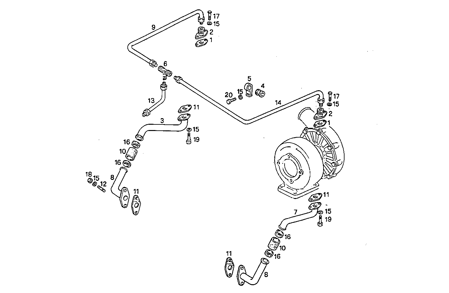 Iveco/FPT LUBE OIL LINES