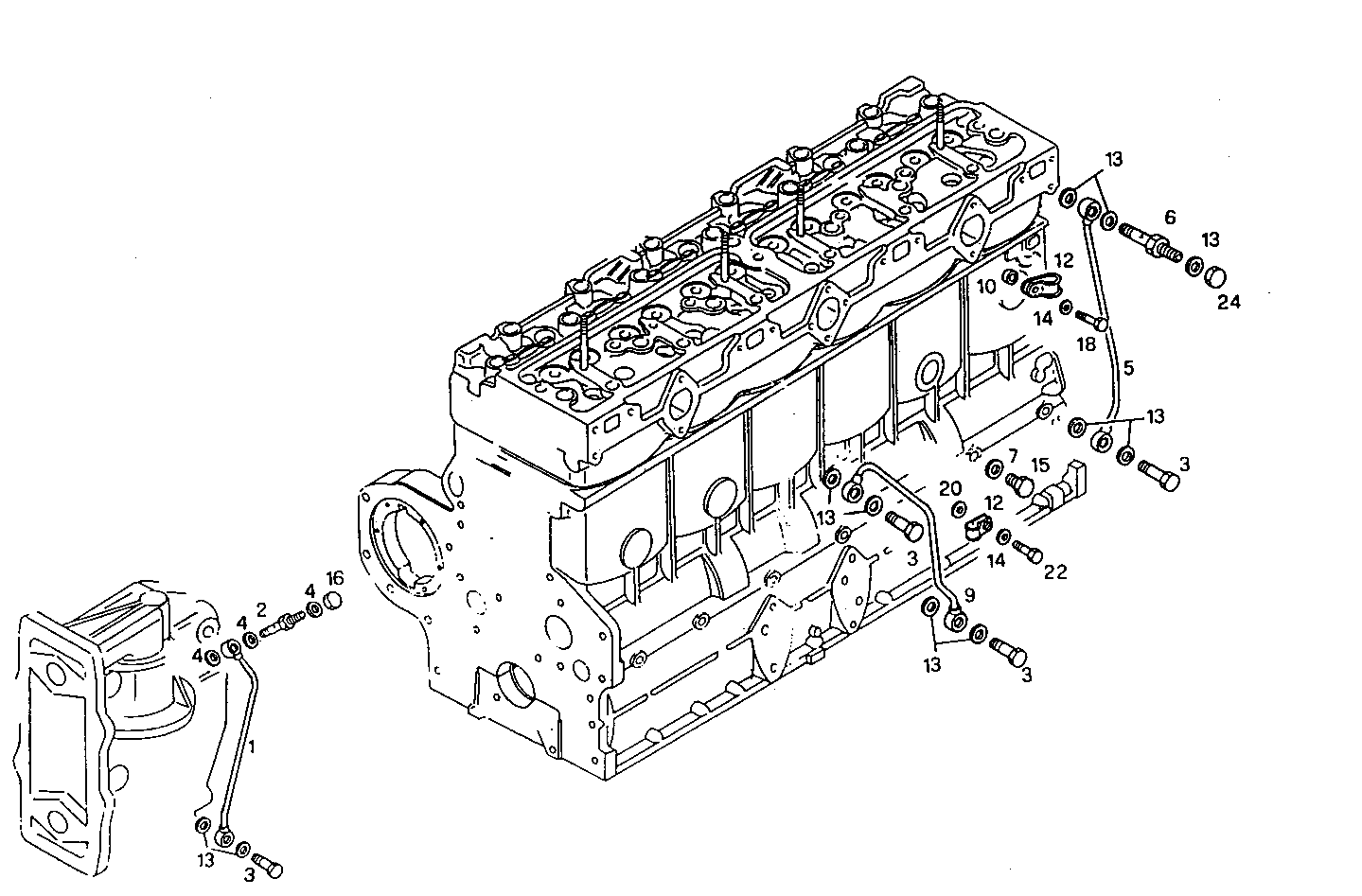 Iveco/FPT LUBE OIL LINES