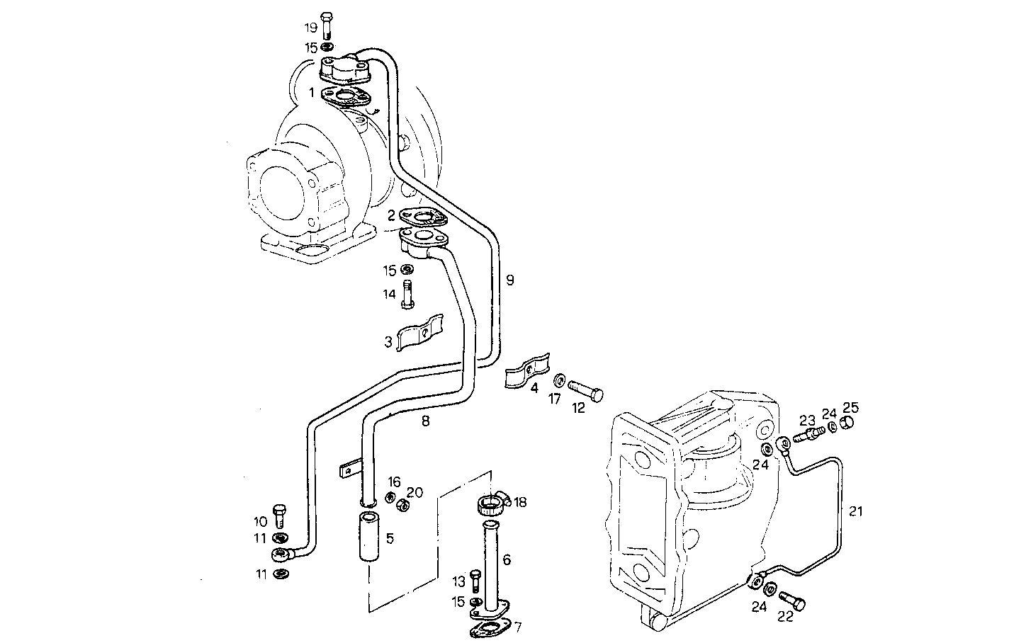 Iveco/FPT LUBE OIL LINES