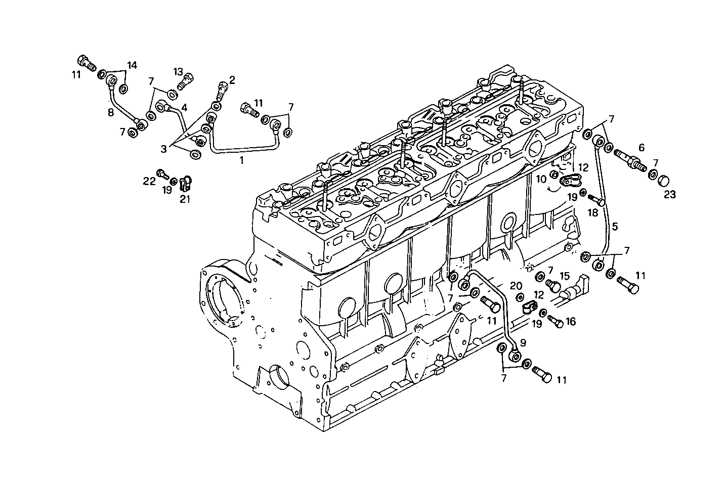 Iveco/FPT LUBE OIL LINES