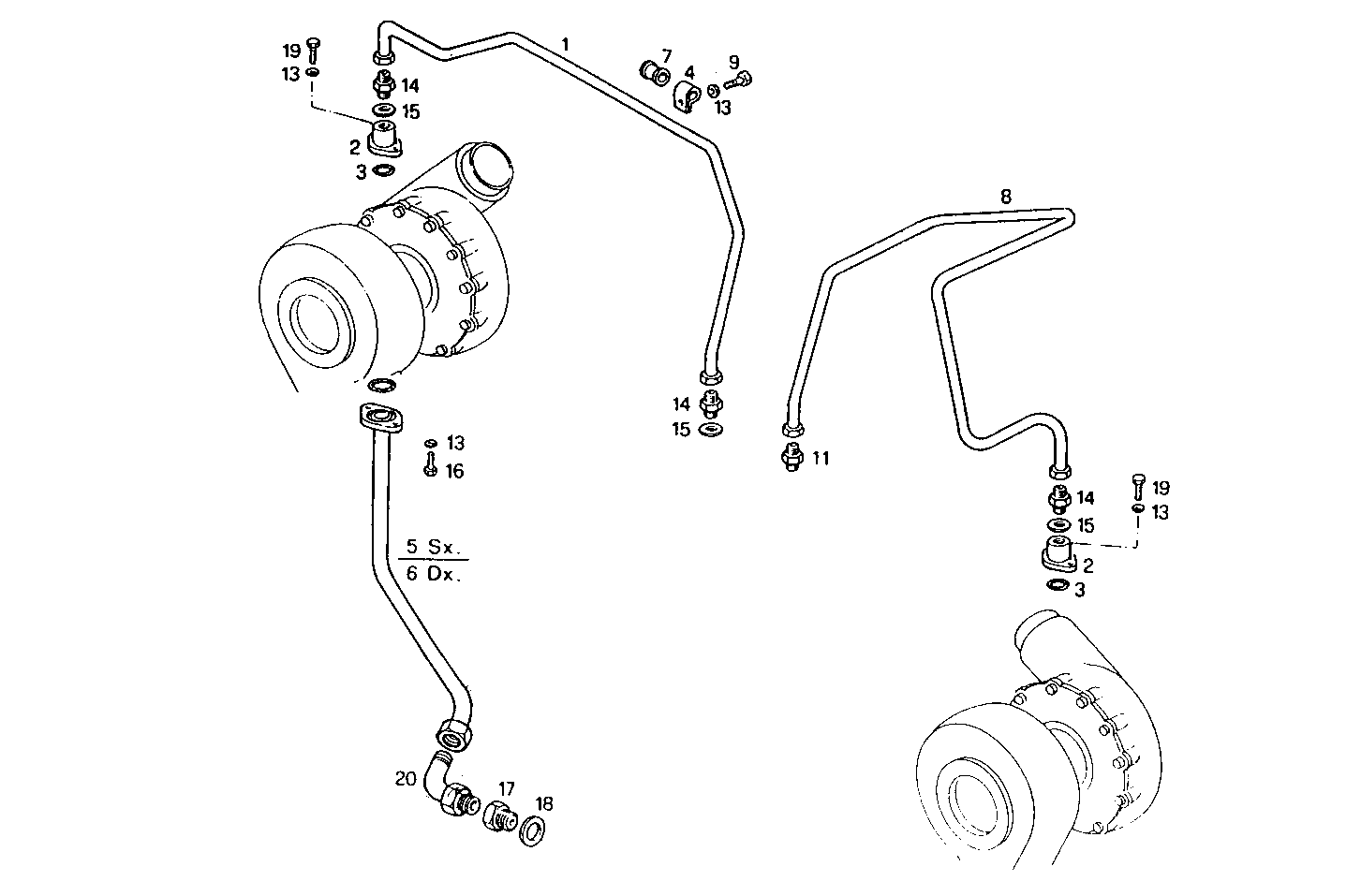 Iveco/FPT LUBE OIL LINES