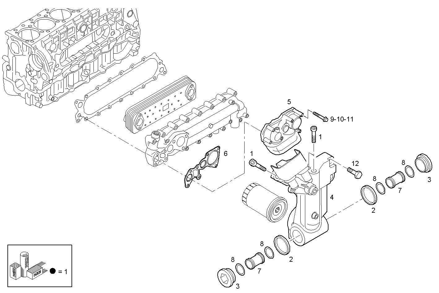 Iveco/FPT HOUSING OIL