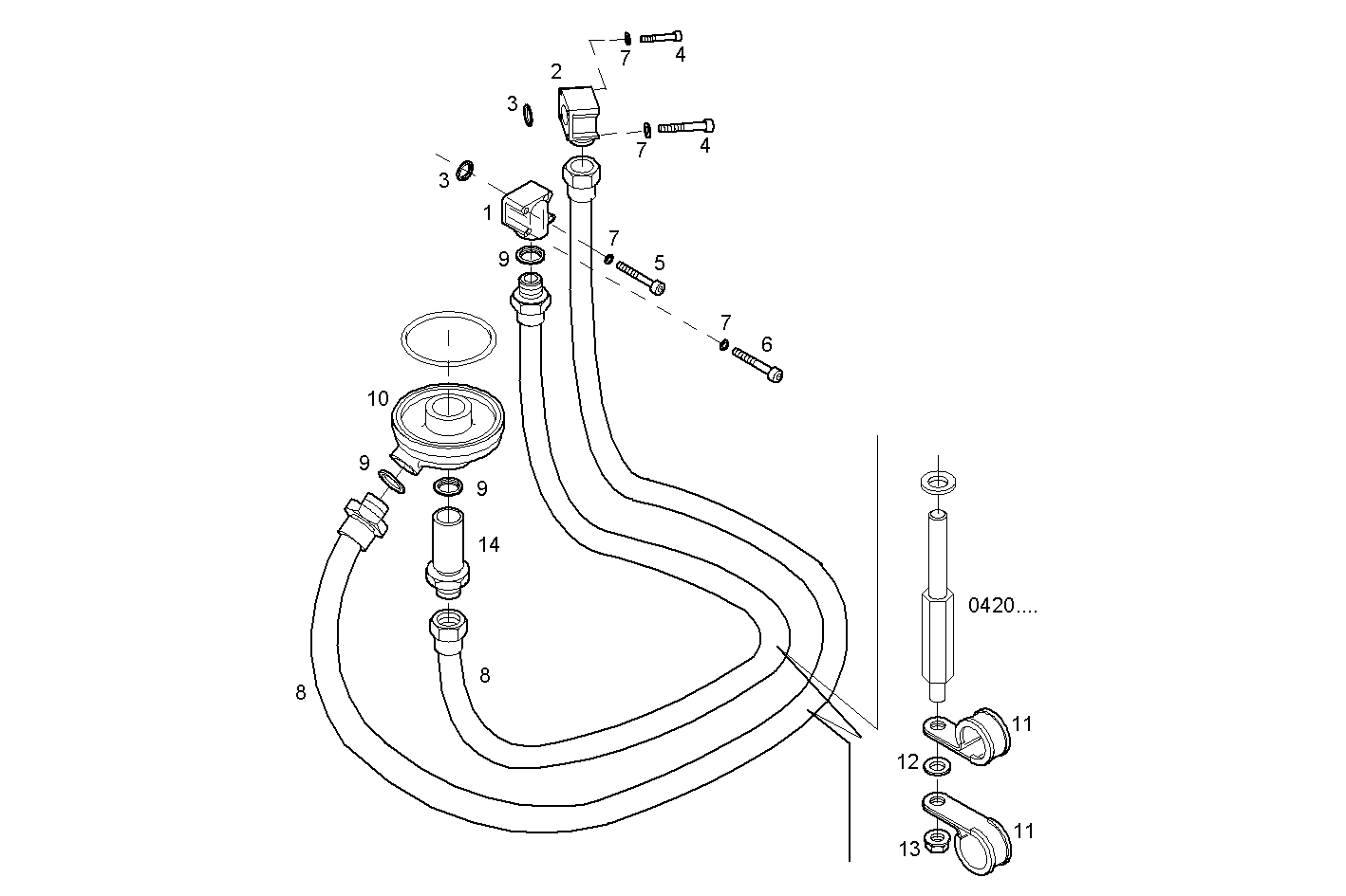 Iveco/FPT LUBE OIL LINES