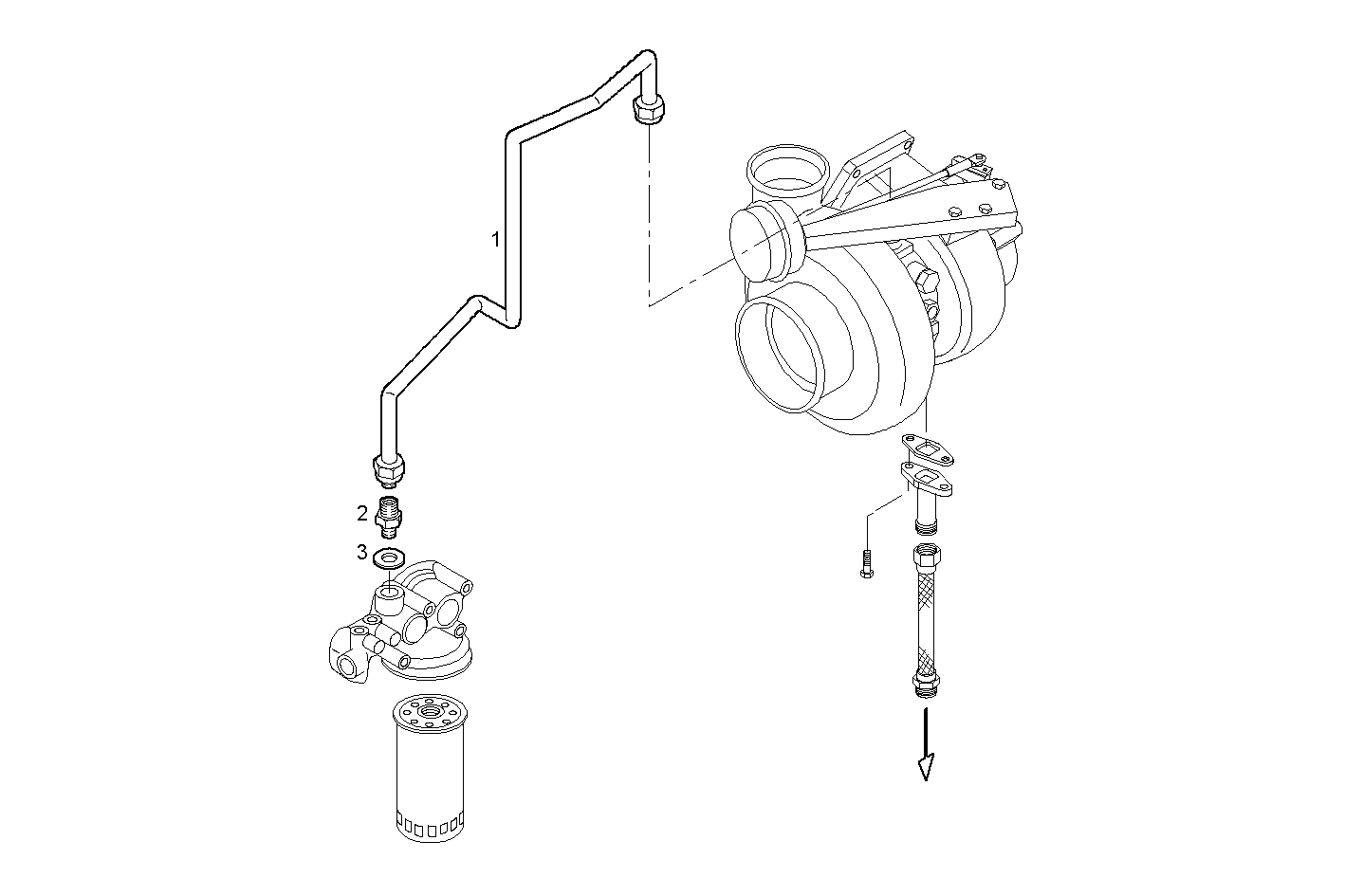 Iveco/FPT OIL DELIVERY LINE