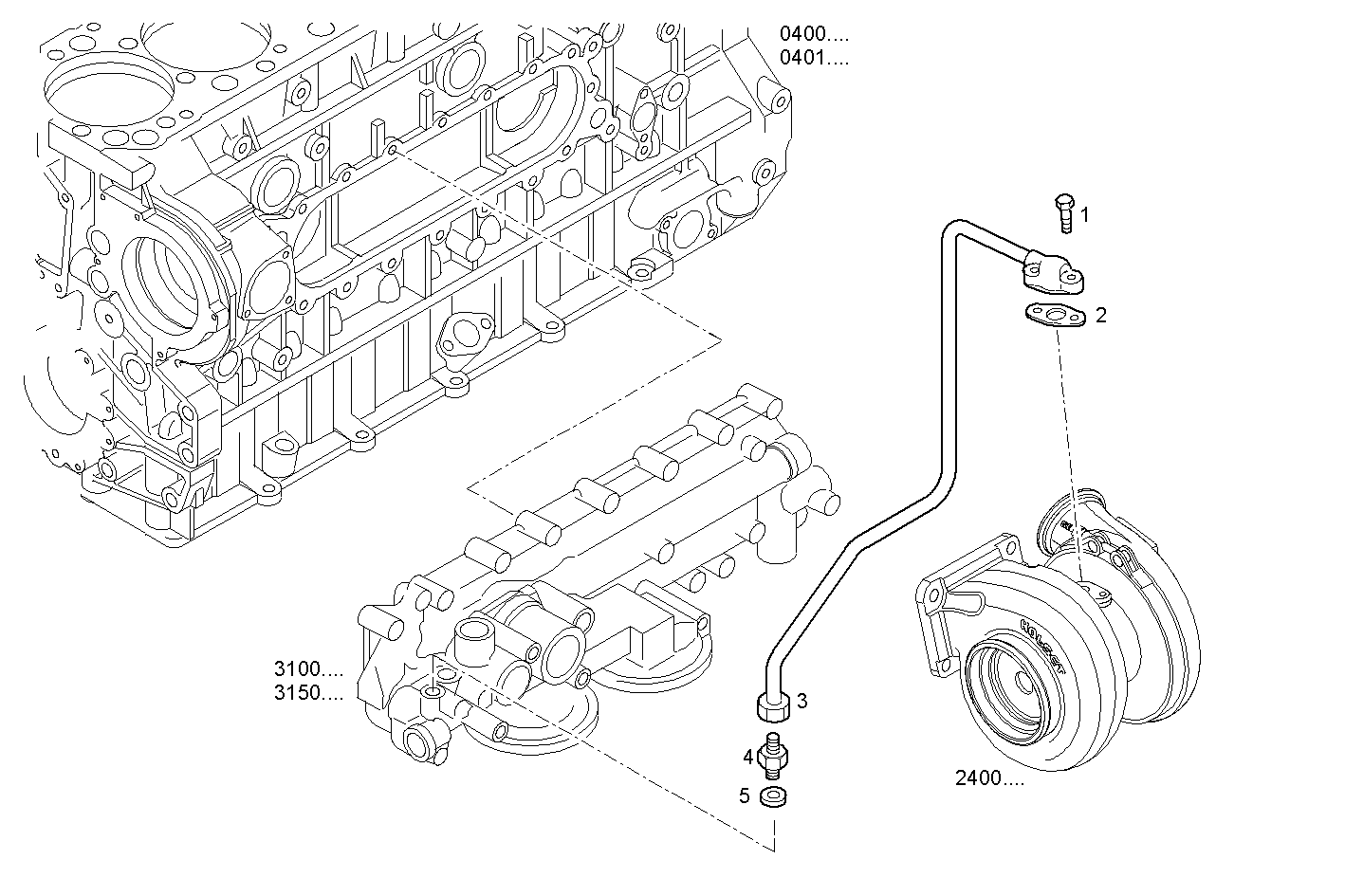 Iveco/FPT OIL DELIVERY LINE