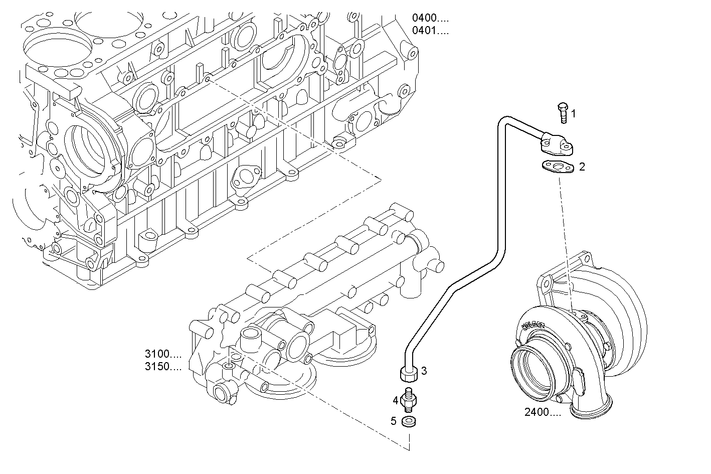 Iveco/FPT OIL DELIVERY LINE