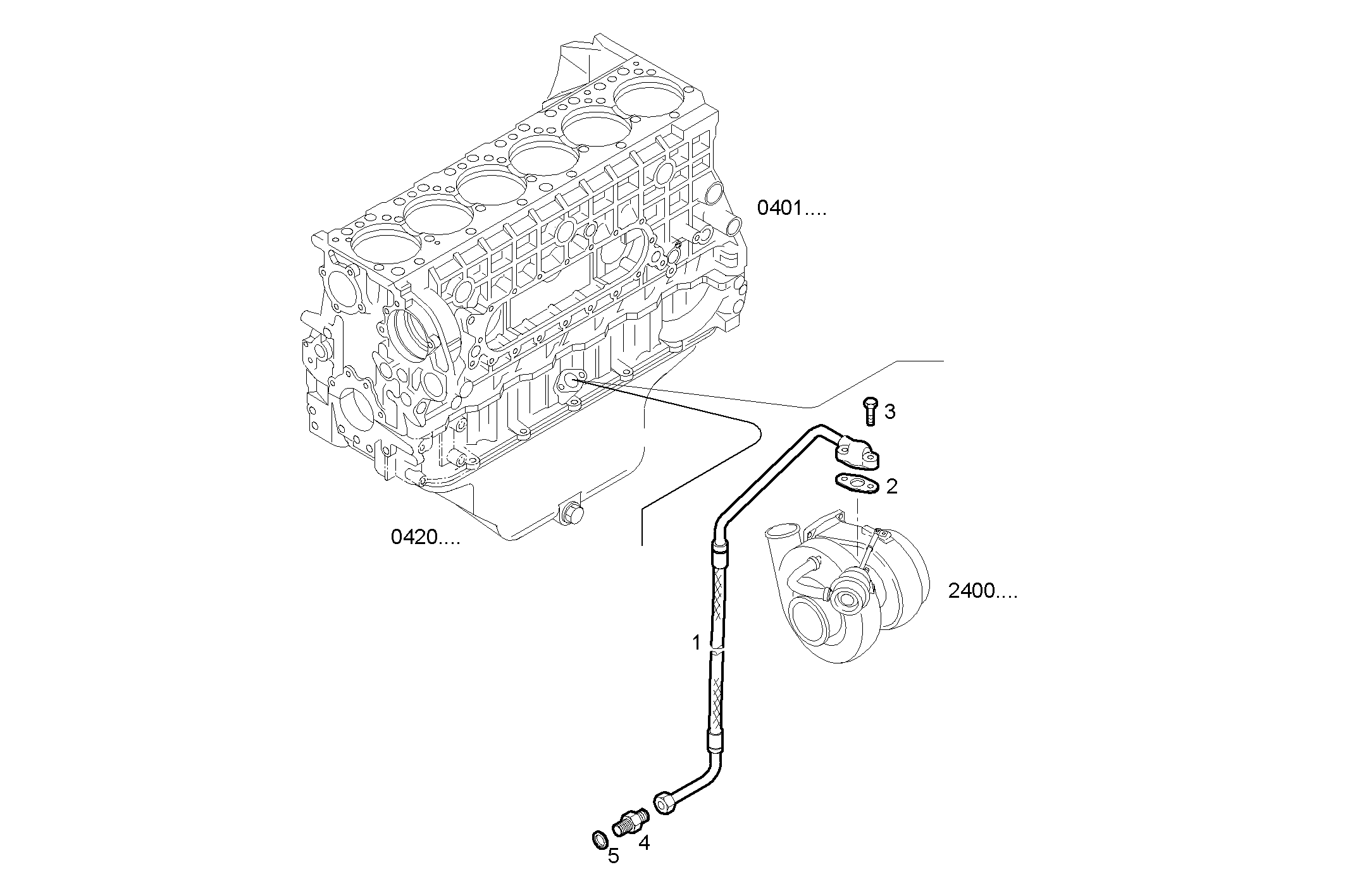 Iveco/FPT OIL DELIVERY LINE