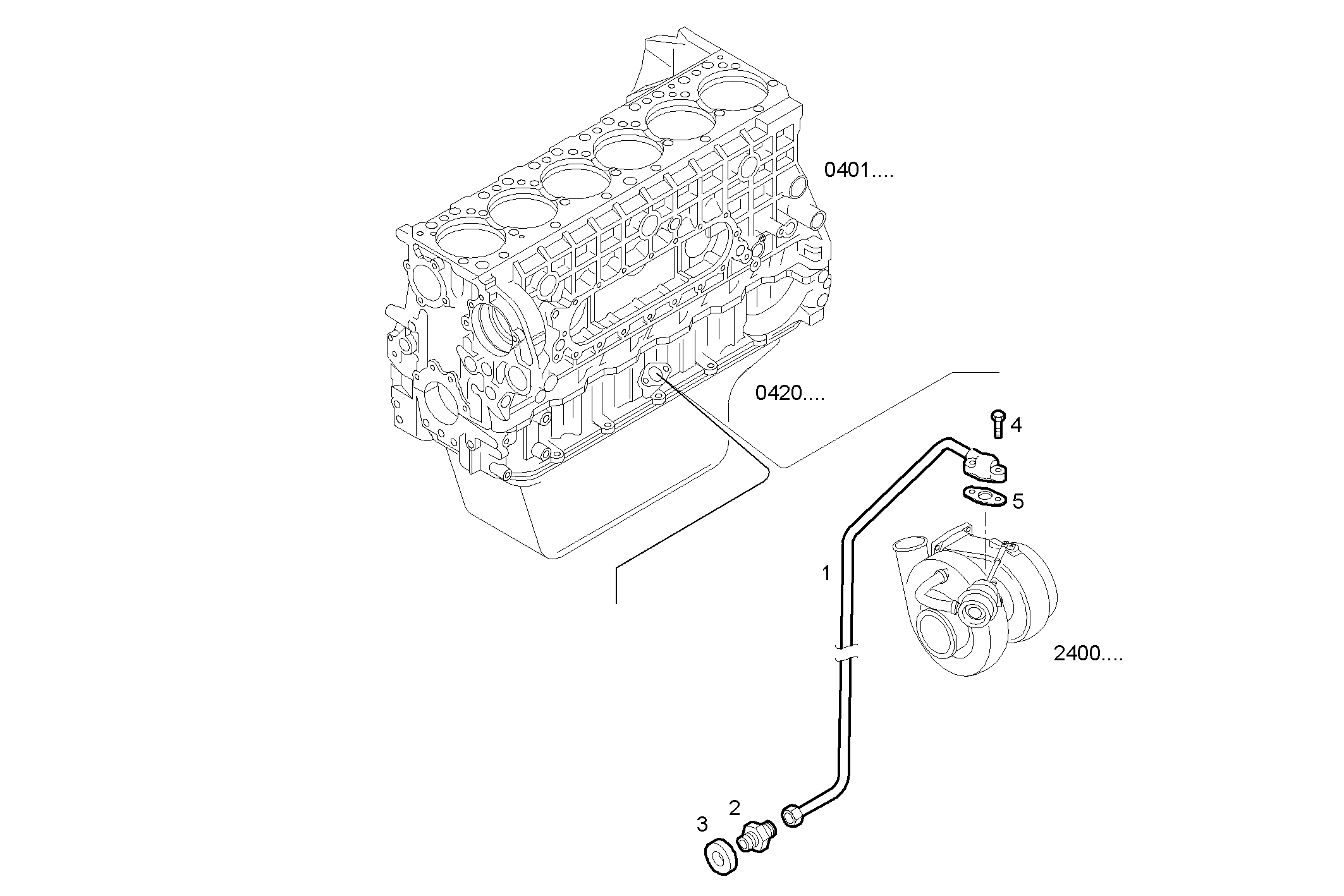 Iveco/FPT OIL DELIVERY LINE