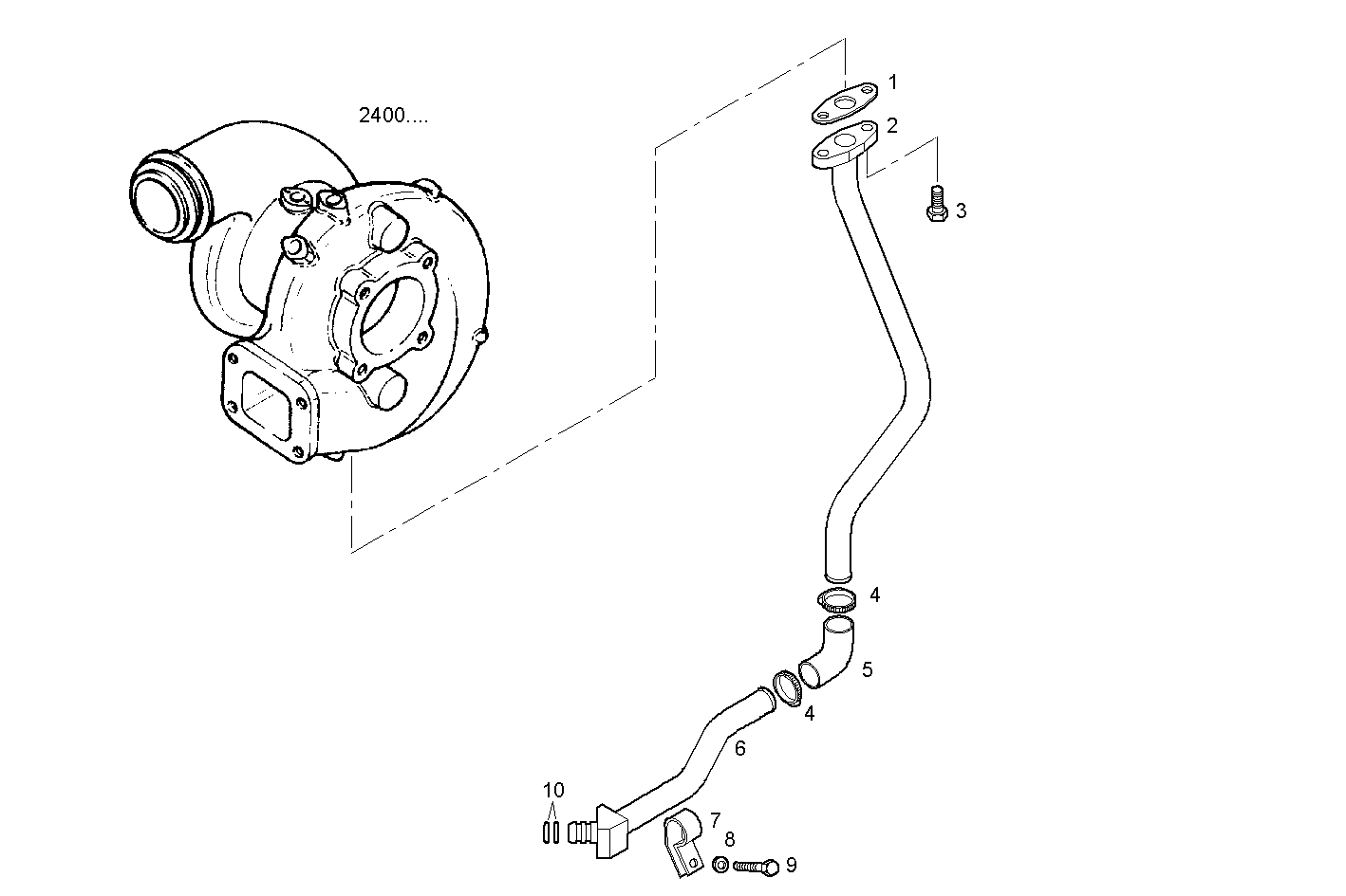 Iveco/FPT RETURN OIL LINE