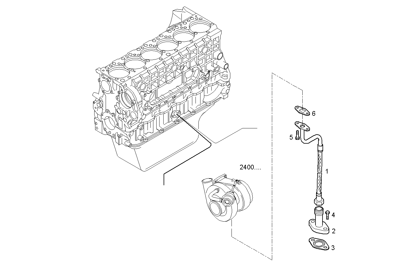 Iveco/FPT RETURN OIL LINE