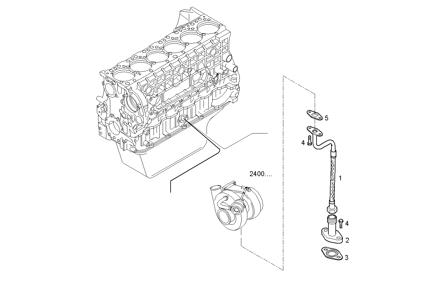 Iveco/FPT RETURN OIL LINE