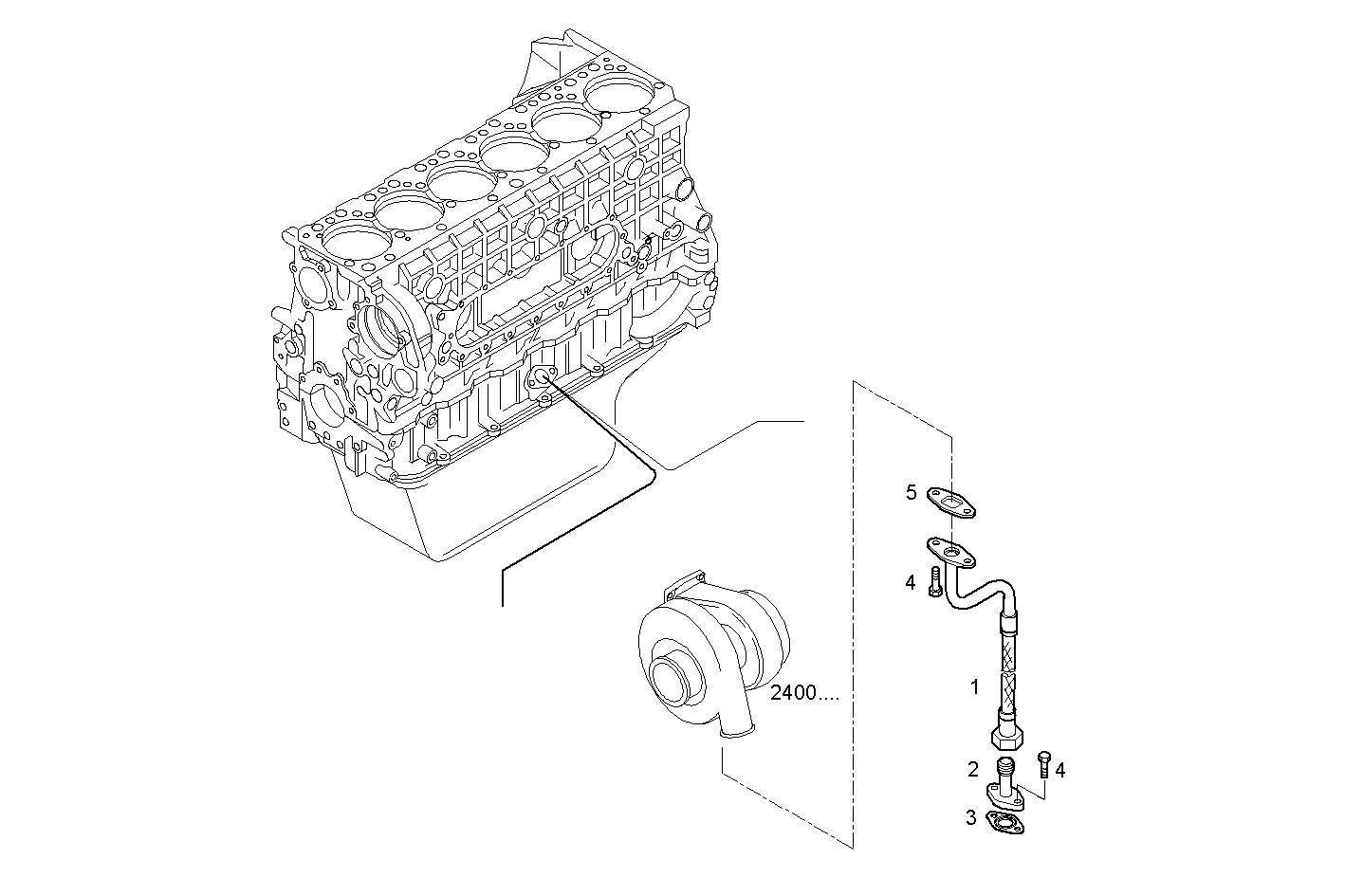 Iveco/FPT RETURN OIL LINE