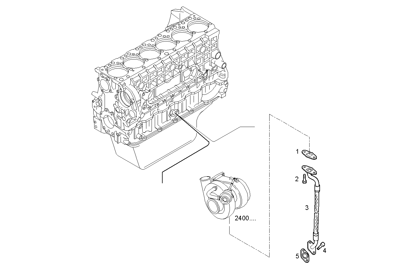 Iveco/FPT RETURN OIL LINE