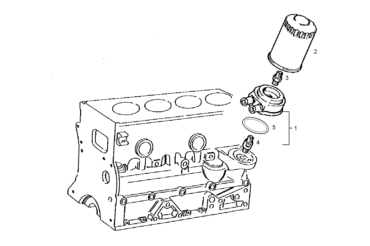 Iveco/FPT OIL - WATER HEAT EXCHANGER