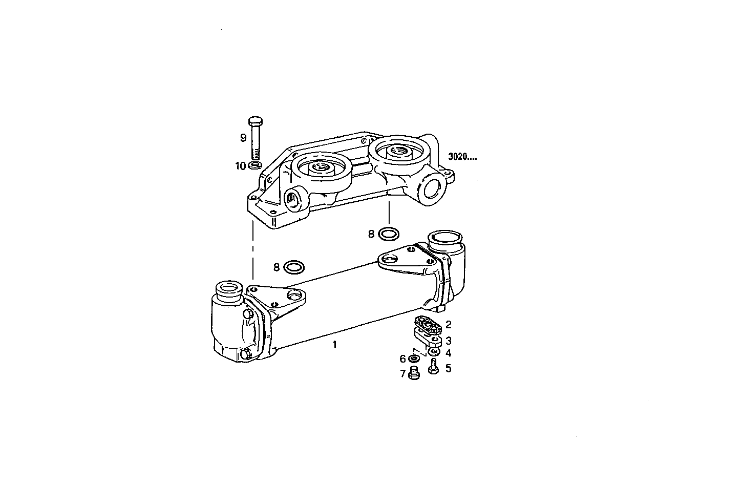 Iveco/FPT OIL - WATER HEAT EXCHANGER