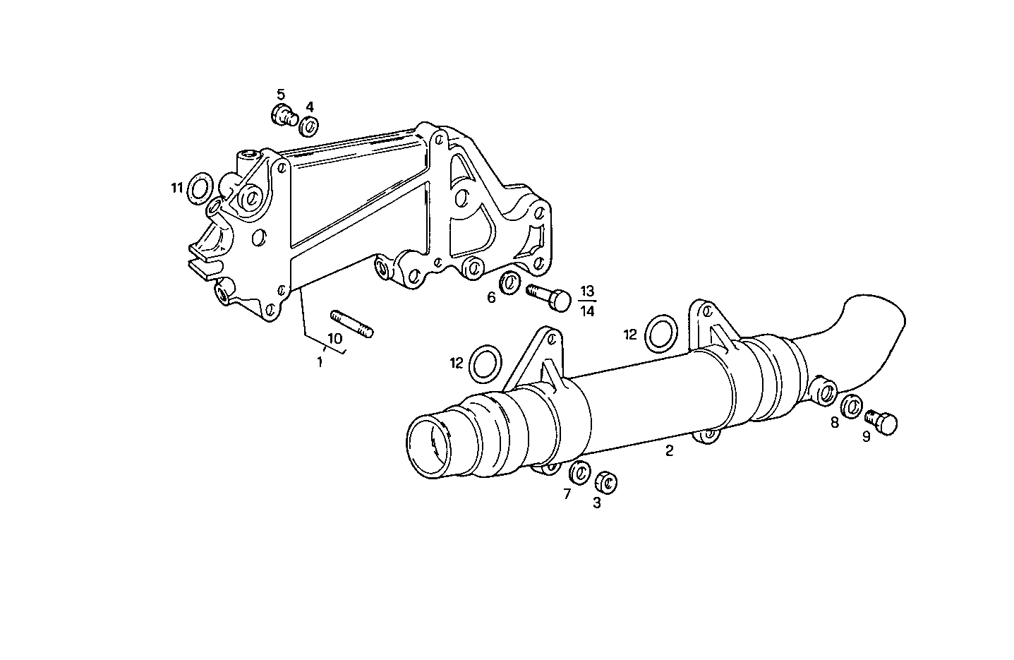 Iveco/FPT OIL - WATER HEAT EXCHANGER