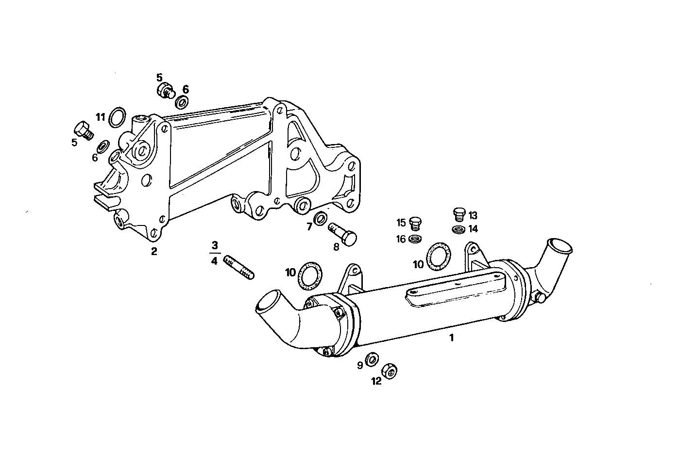 Iveco/FPT OIL - WATER HEAT EXCHANGER