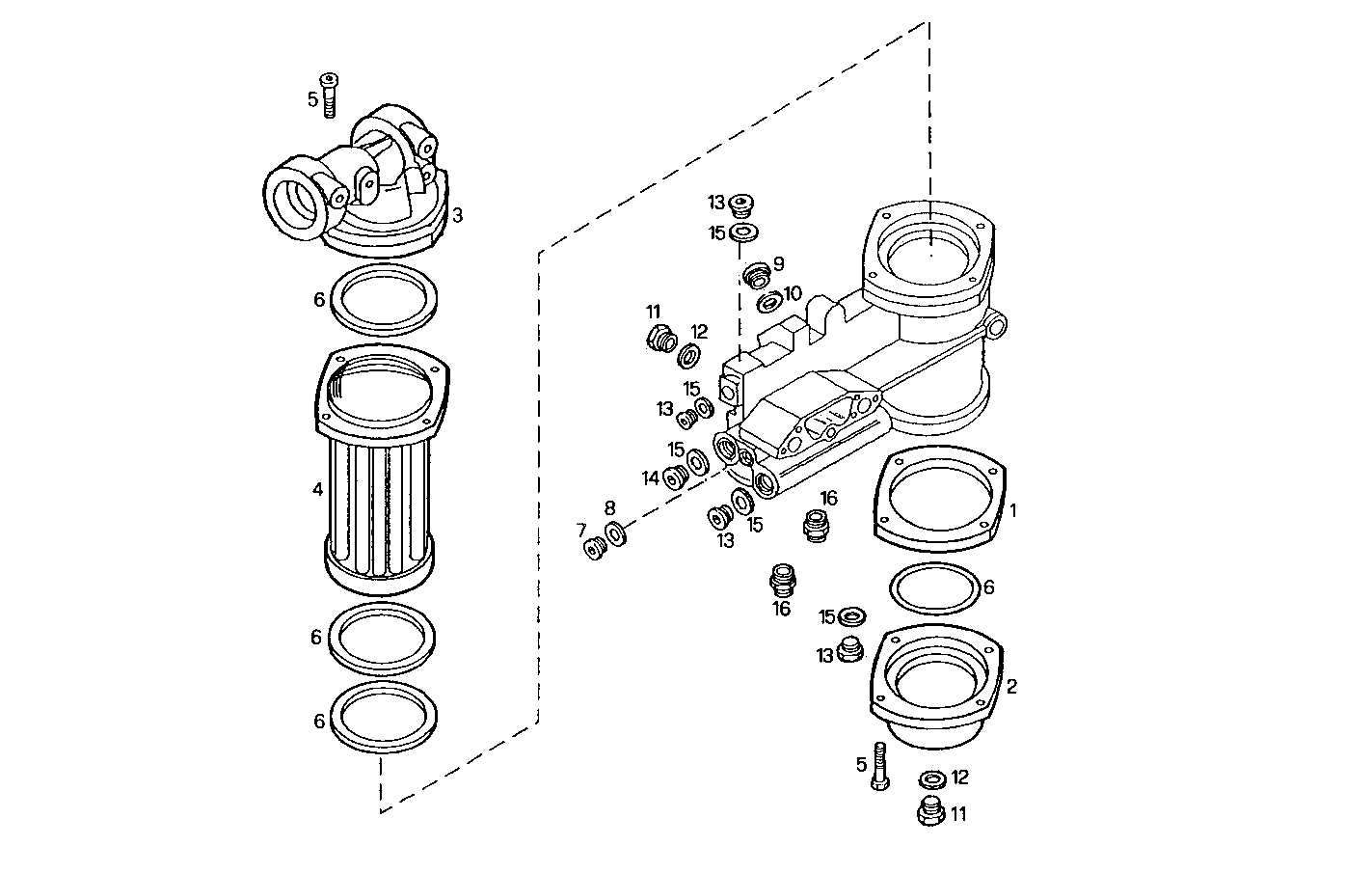 Iveco/FPT OIL - WATER HEAT EXCHANGER