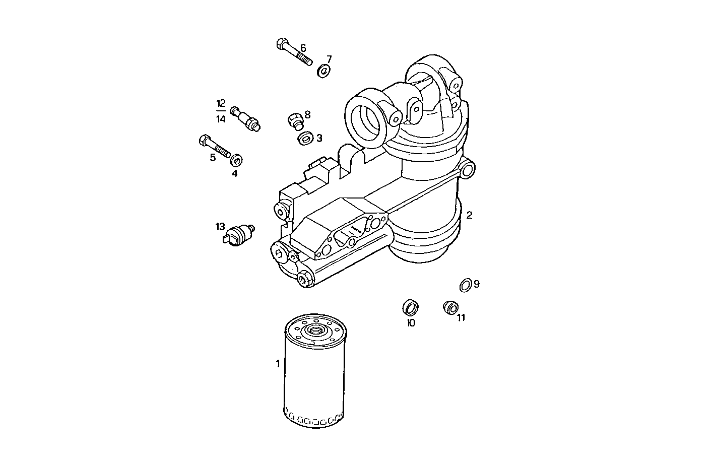 Iveco/FPT OIL - WATER HEAT EXCHANGER