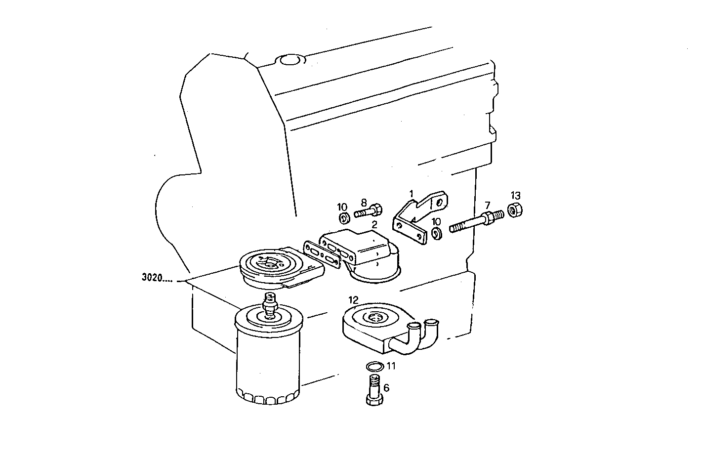 Iveco/FPT OIL - WATER HEAT EXCHANGER