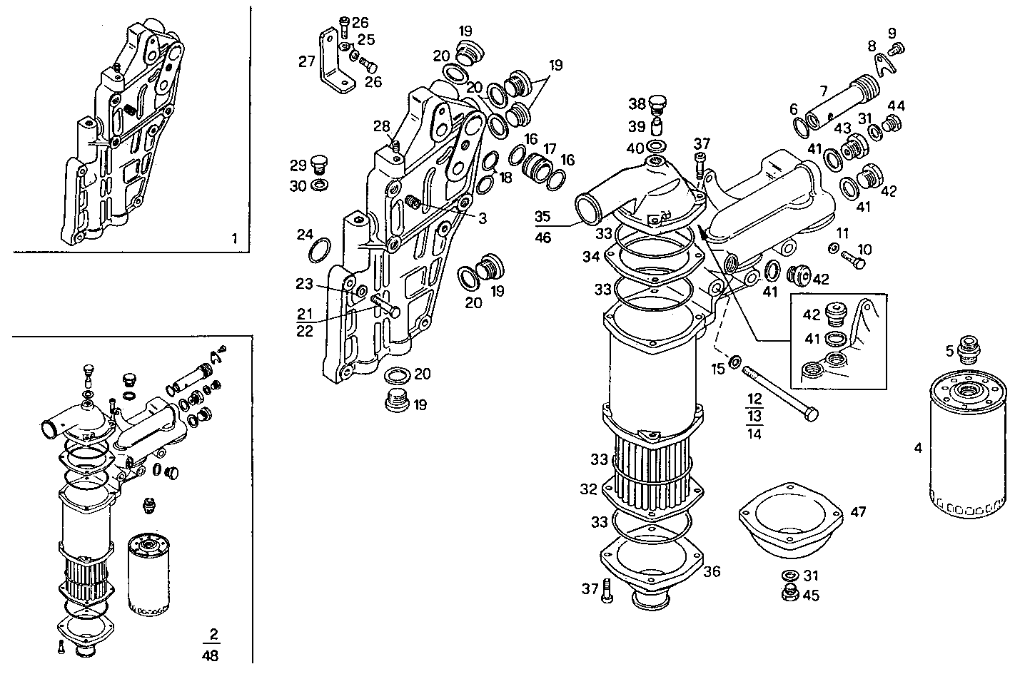 Iveco/FPT OIL - WATER HEAT EXCHANGER