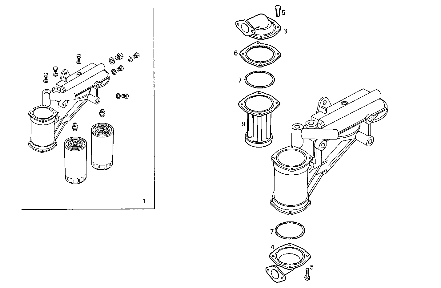 Iveco/FPT OIL - WATER HEAT EXCHANGER