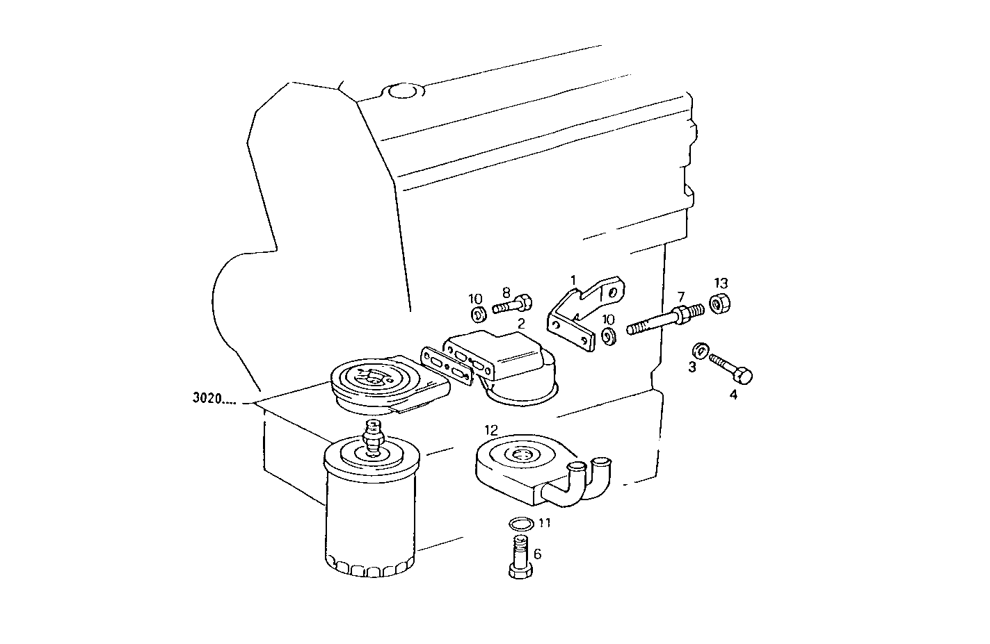 Iveco/FPT OIL - WATER HEAT EXCHANGER