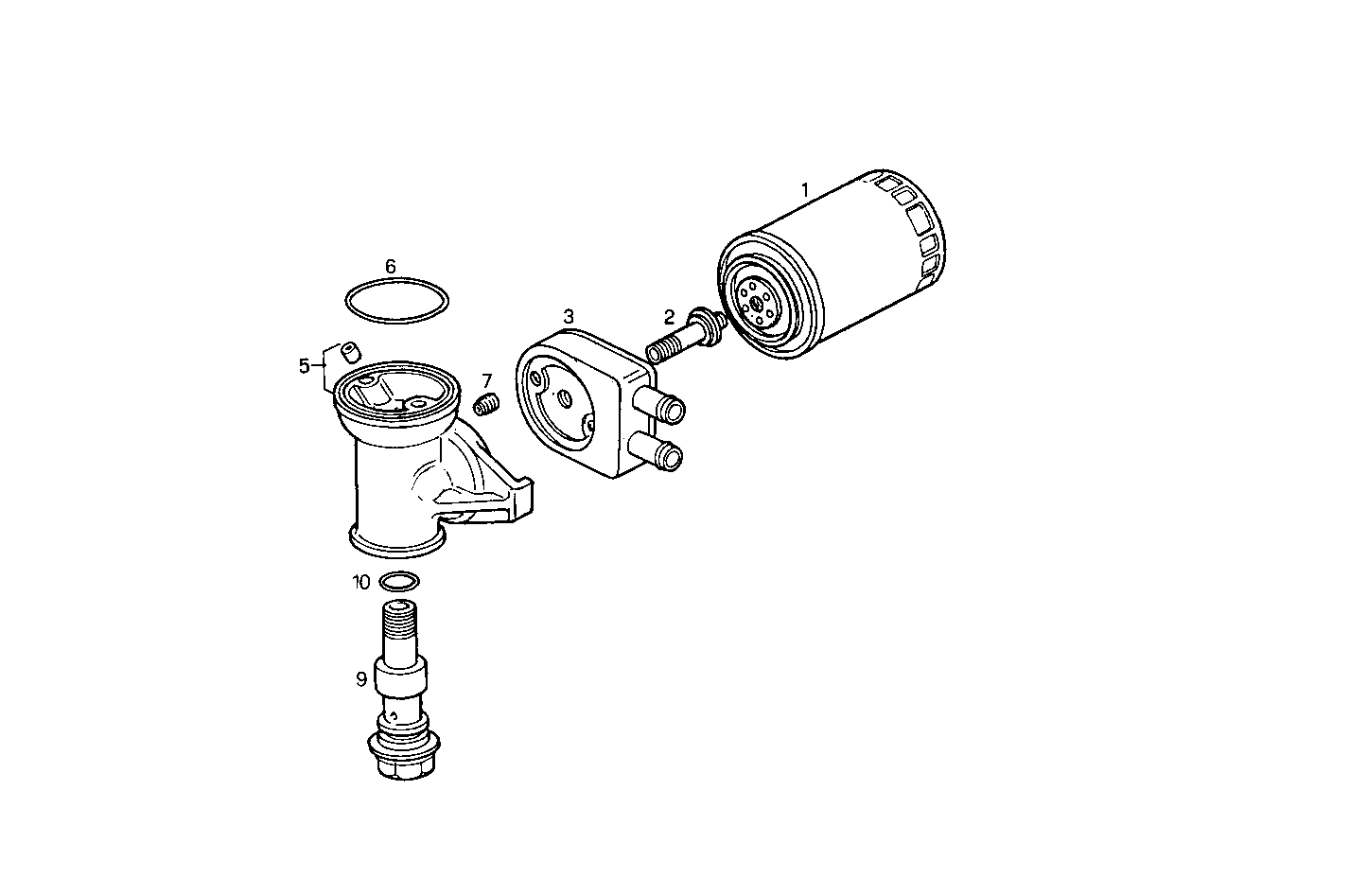 Iveco/FPT OIL - WATER HEAT EXCHANGER