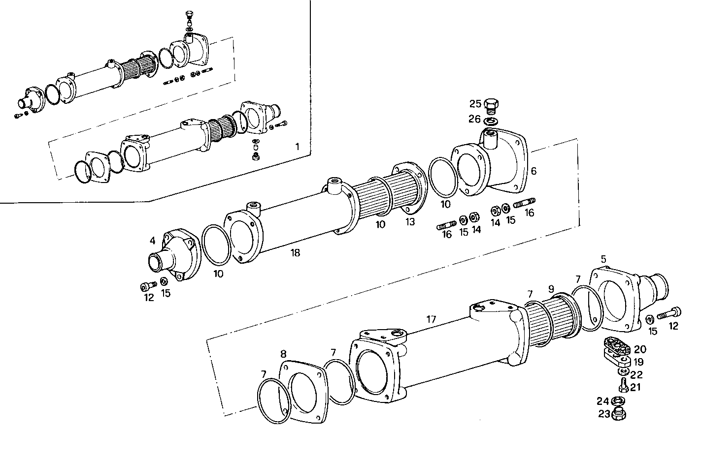 Iveco/FPT OIL - WATER HEAT EXCHANGER