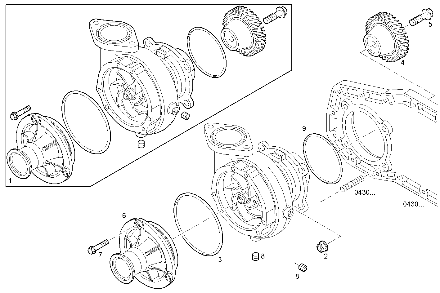 Iveco/FPT WATER PUMP