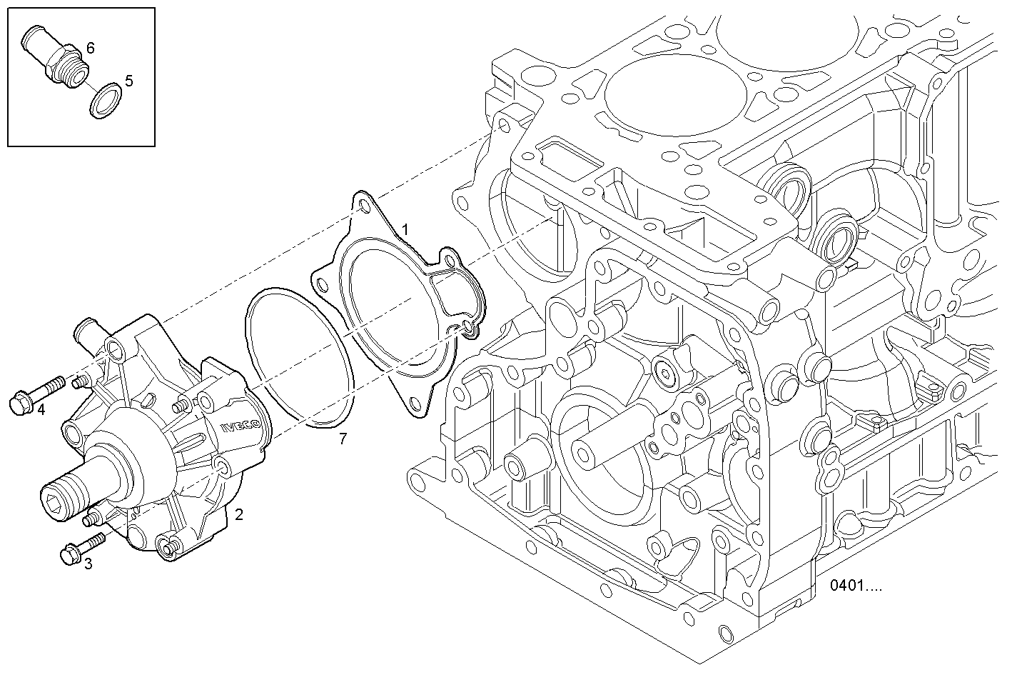 Iveco/FPT WATER PUMP