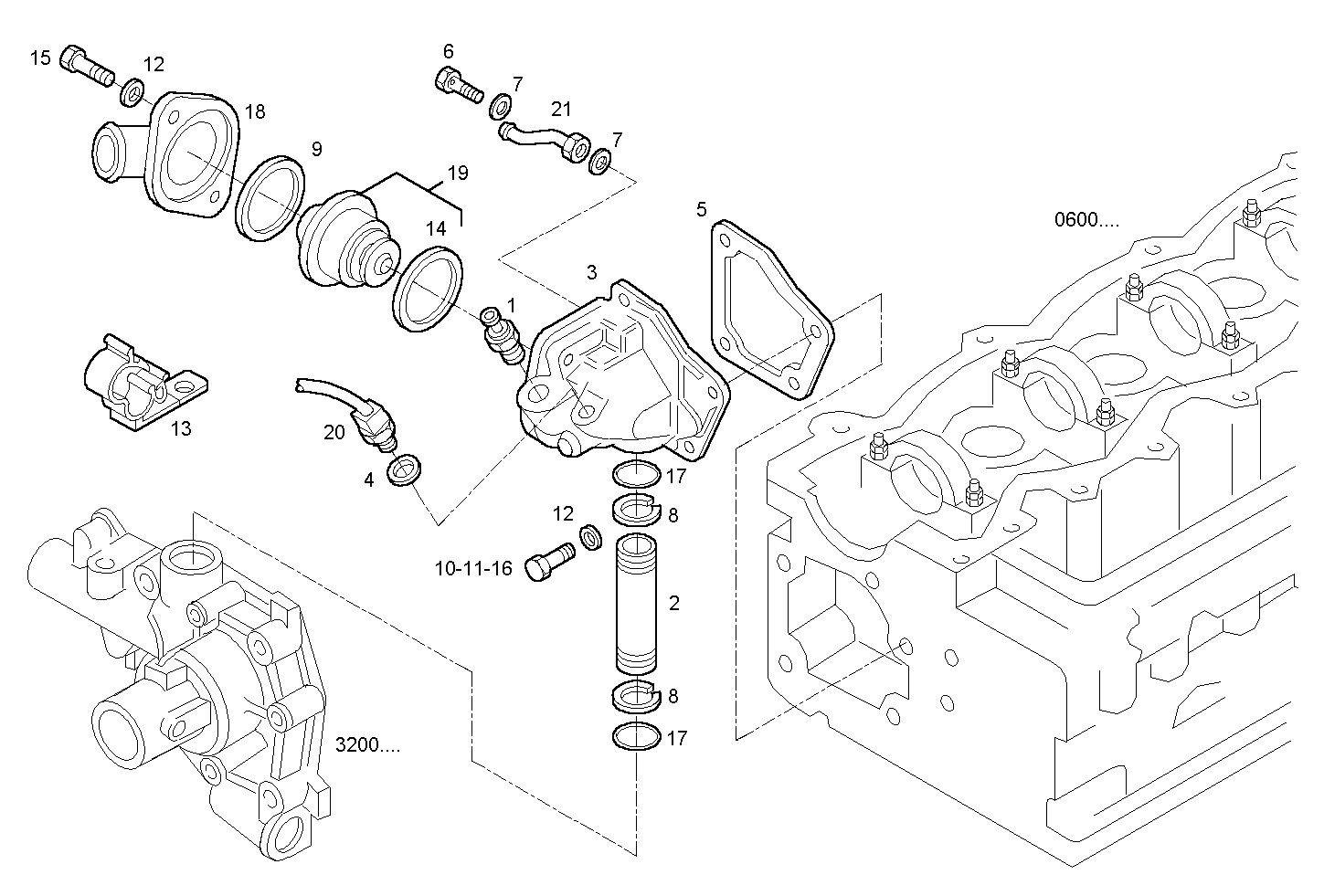 Iveco/FPT THERMOSTAT